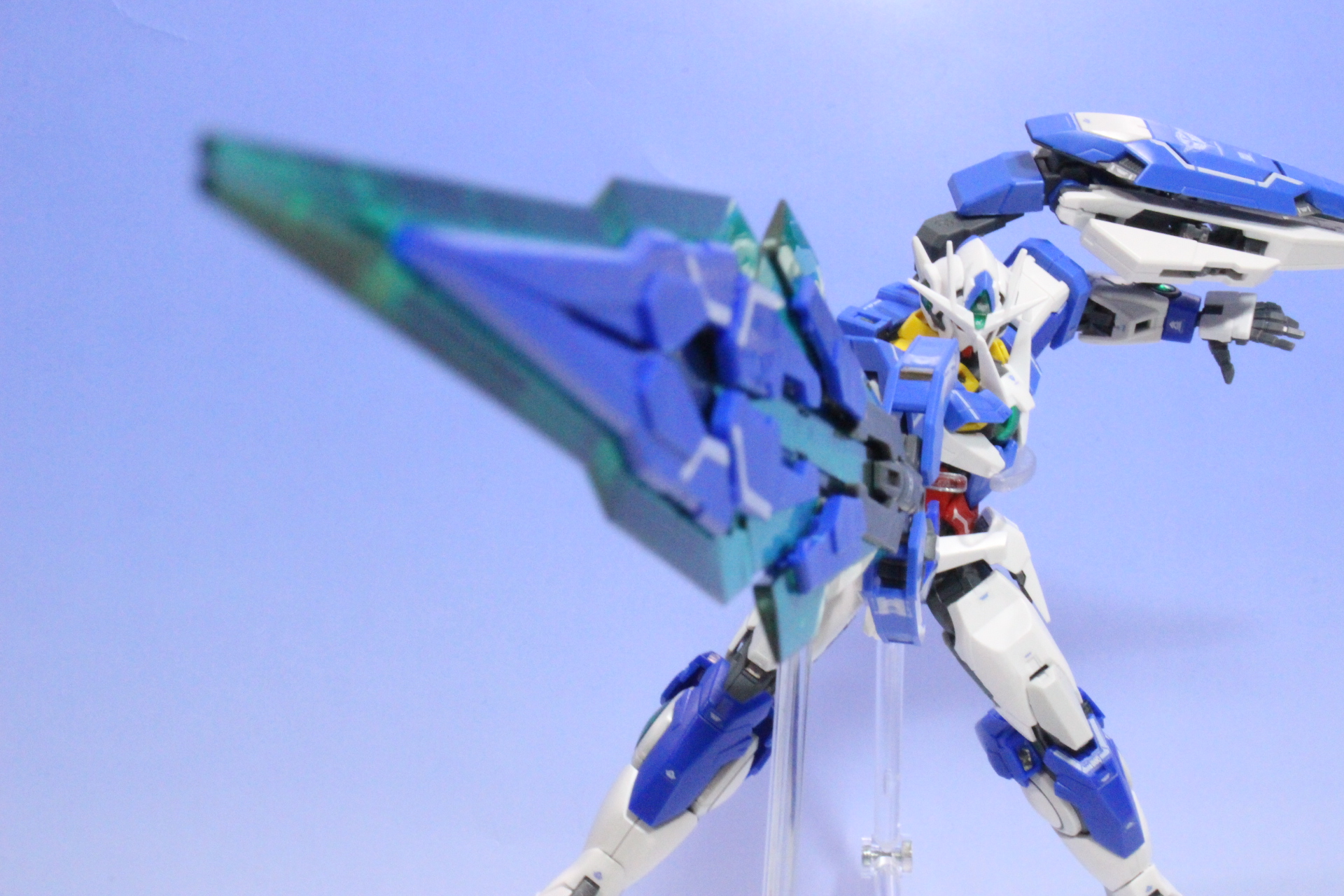 RG ダブルオークアンタ サンプル素組レビュー |