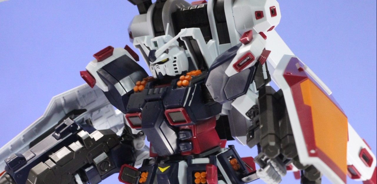 MGフルアーマーガンダム　素組完成品　訳アリ MG フルアーマー・ガンダム VER.KA （GUNDAM THUNDERBOLT版